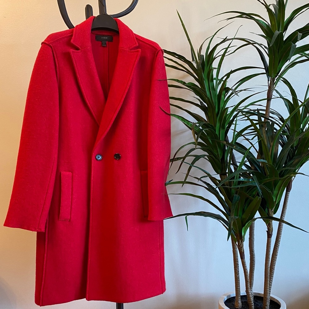 J. Crew Daphne topcoat in Italian boiled wool